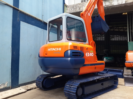 รถขุด HITACHI รุ่น EX40-2- แทร็กเหล็ก หัวเก๋ง มือสองญี่ปุ่น