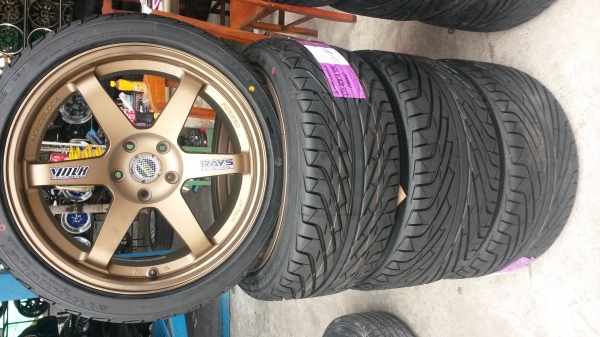 ของใหม่ ล้อte37 หน้า9หลัง10 พร้อมยางใหม่