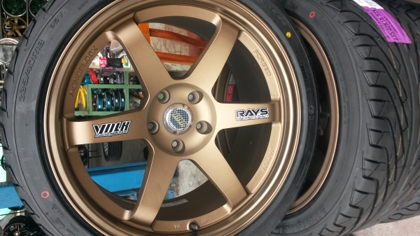 ของใหม่ ล้อte37 หน้า9หลัง10 พร้อมยางใหม่ ของใหม่ ล้อte37 หน้า9หลัง10 พร้อมยางใหม่