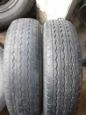195R15C BRIDGESTONE RD-613 STEEL   มี 2 เส้น TEL.081-427-3941