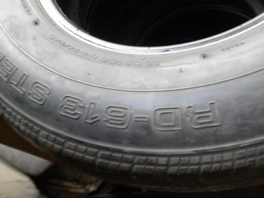 195R15C BRIDGESTONE RD-613 STEEL   มี 2 เส้น TEL.081-427-3941