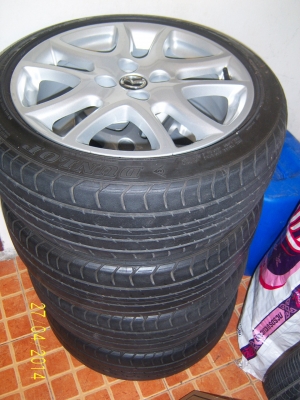 แม็กมาสด้า2พร้อมยาง 195 45 16 1ชุดปี11