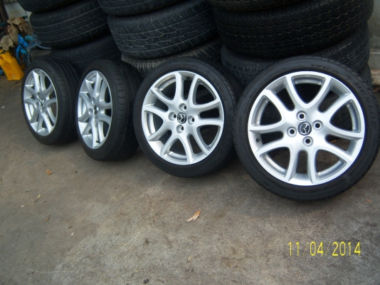 แม็กมาสด้า2พร้อมยาง 195 45 16 1ชุดปี11