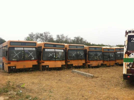 ขายรถบัสแอร์ยกชุด 70 กว่าคัน แอร์ เชื้อเพลิง ดีเซล ก๊าซNGV ทะเบียน ม.79 ขายเป็นกิโลกรัม ขายกิโลละ 10 บาท