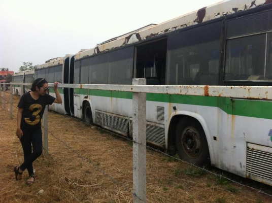 ขายรถบัสแอร์ยกชุด 70 กว่าคัน แอร์ เชื้อเพลิง ดีเซล ก๊าซNGV ทะเบียน ม.79 ขายเป็นกิโลกรัม ขายกิโลละ 10 บาท