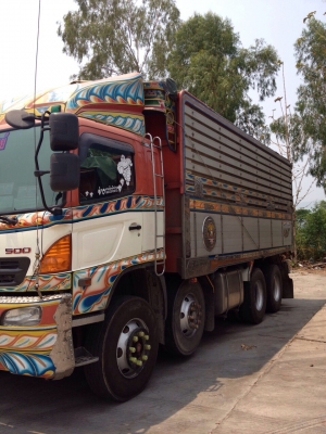 ขาย HINO 380  24ล้อ ดั้มเกษตร ปี53 สนใจติดต่อ 0875770070. ราคา2800000คับผม