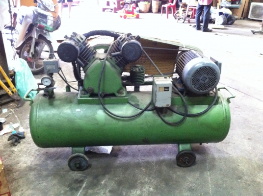 ปั๊มลม puma มอเตอร์ 5.5 แรง พร้อมใช้