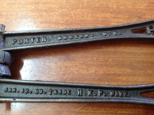 ขายกรรไกรตัดเหล็ก หัวน๊อต โบราณ อายุ 106 ปี ( Jan 12, 1909 ) เหล็กดีปากคมมาก