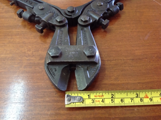 ขายกรรไกรตัดเหล็ก หัวน๊อต โบราณ อายุ 106 ปี ( Jan 12, 1909 ) เหล็กดีปากคมมาก