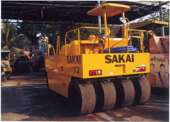 รถบดล้อยาง 7ล้อ SAKAI รุ่น T2