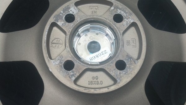 Te37 ขอบ 15 กว้าง 8 พร้อมยางใส่ไม่ถึงเดือน 12500 บาท