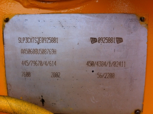 ขายรถ JCB 3CX ซีเรียล 92xxxx