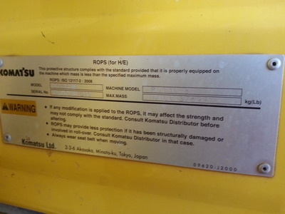 ขายดาวน์รถแมคโฮ KOMATSU PC 130-8