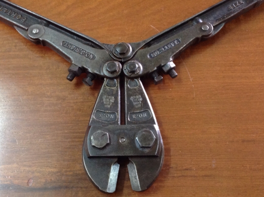 ขายกรรไกรตัดเหล็กโบราณ 36" ปี 1892 ตัวใหญ่ๆ เหล็กเก่าแข็งแรง ฟันคมมากๆ