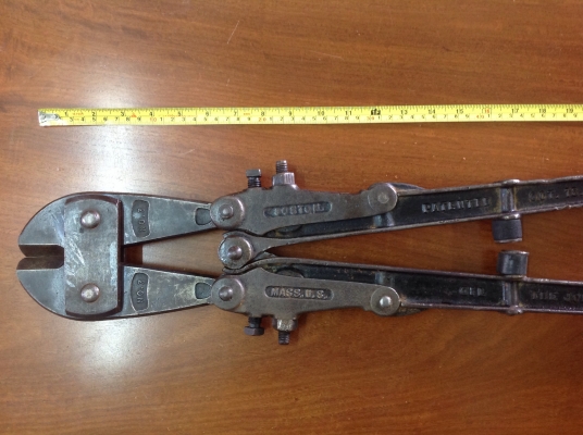 ขายกรรไกรตัดเหล็กโบราณ 36" ปี 1892 ตัวใหญ่ๆ เหล็กเก่าแข็งแรง ฟันคมมากๆ