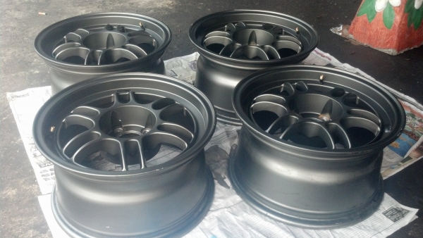 Rpf1 ขอบ 15 กว้าง 8 สีเทาดำ 4 รู 100 ราคา 8400