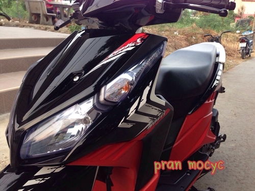 ขายHonda click110i สีดำเเดง ปี2555