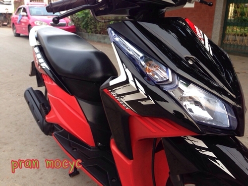 ขายHonda click110i สีดำเเดง ปี2555