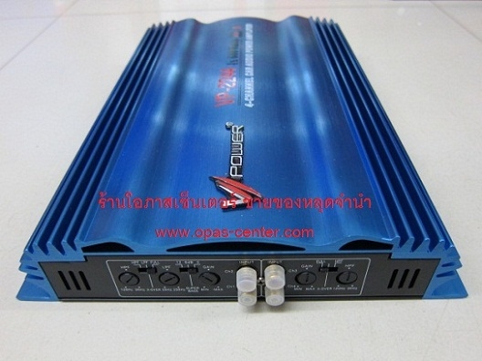 **ลดราคา**เพาเวอร์รถยนต์ V Power 4CH MOSFET รุ่น VP-2244 > 2400W ของใหม่ ขายถูก