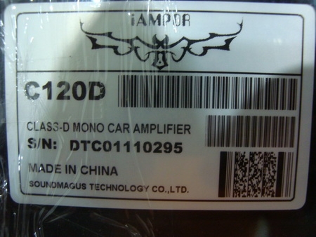 **ลดล้างสต็อก**เพาเวอร์รถยนต์ i AM POR > Class D Mono Bass รุ่น C120D ของใหม่ ขายถูก