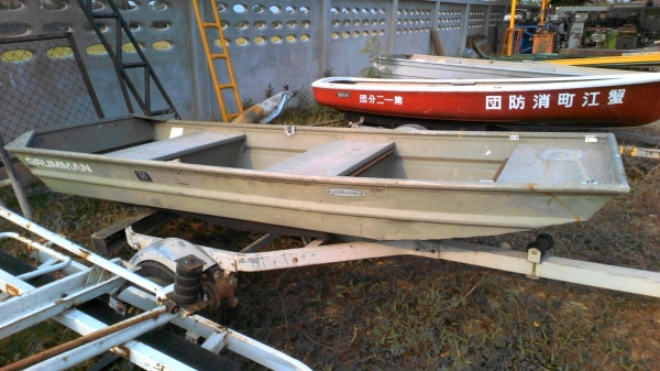 ขายเรืออลูมิเนียม หัวตัด ท้องแบน ครับ จากญี่ปุ่นสภาพดี