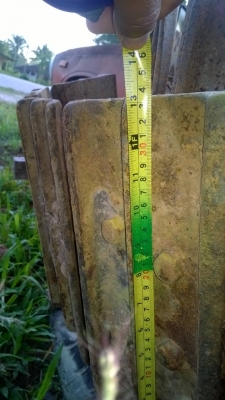 โซ่1คู่40ข้อ รูสลัก1.50ซม.แผ่นกว้าง33ซม.โซ่ แผ่น ยังหนา ขายถูกๆ