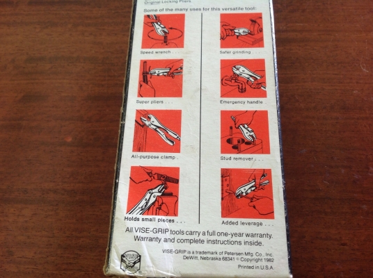 ขายคีมล็อค Petersen Vise Grip 7R