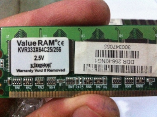 ขาย แรม DDR256 ใช้งานปกติ มี 4 ตัว ตามภาพ ตัวละ 99 เอาหมด 4 ตัว 350 สามพราน นครปฐม