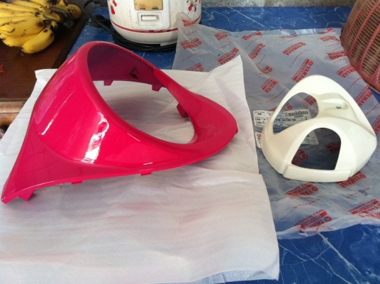 (ส่ง EMS ให้คุณอักษรศาสตร์ จ.ร้อยเอ็ด เรียบร้อยแล้ว ขอบคุณมากครับ)ขาย ครอบไฟหน้าสีชมพู+ครอบแผงคอสีขาว ฟีโน่ไมล์เดี่ยวตัวแรก ของใหม่ไม่เคยใช้งาน ราคาต่อรองได้ สามพราน นครปฐม (ส่ง EMS ให้คุณอักษรศาสตร์ จ.ร้อยเอ็ด เรียบร้อยแล้ว ขอบคุณมากครับ)ขาย ครอบไฟหน้าสีชมพู+ครอบแผงคอสีขาว ฟีโน่ไมล์เดี่ยวตัวแรก ของใหม่ไม่เคยใช้งาน ราคาต่อรองได้ สามพราน นครปฐม