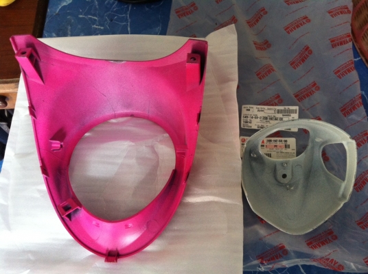 (ส่ง EMS ให้คุณอักษรศาสตร์ จ.ร้อยเอ็ด เรียบร้อยแล้ว ขอบคุณมากครับ)ขาย ครอบไฟหน้าสีชมพู+ครอบแผงคอสีขาว ฟีโน่ไมล์เดี่ยวตัวแรก ของใหม่ไม่เคยใช้งาน ราคาต่อรองได้ สามพราน นครปฐม (ส่ง EMS ให้คุณอักษรศาสตร์ จ.ร้อยเอ็ด เรียบร้อยแล้ว ขอบคุณมากครับ)ขาย ครอบไฟหน้าสีชมพู+ครอบแผงคอสีขาว ฟีโน่ไมล์เดี่ยวตัวแรก ของใหม่ไม่เคยใช้งาน ราคาต่อรองได้ สามพราน นครปฐม