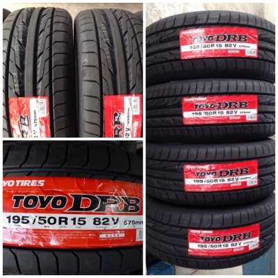 ขายยาง toyo drb 195 50 15 ยางญีปุ่น ถูกๆๆ
