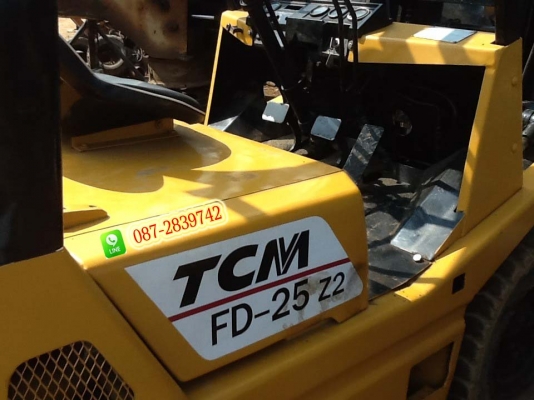 ขายรถโฟล์คลิฟ TCM ไม่มีเอกสาร ขนาด 2.5 ตัน