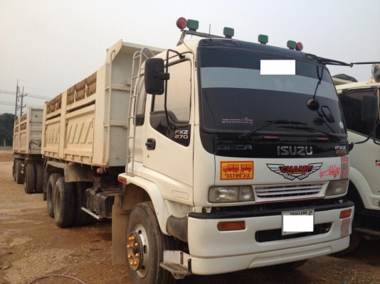 ขายดาวน์ Isuzu Deca 270  ปี 47ยูโร 2 ดั้ม สามมิตร รอนเฉียงมีระบบลากพ่วง