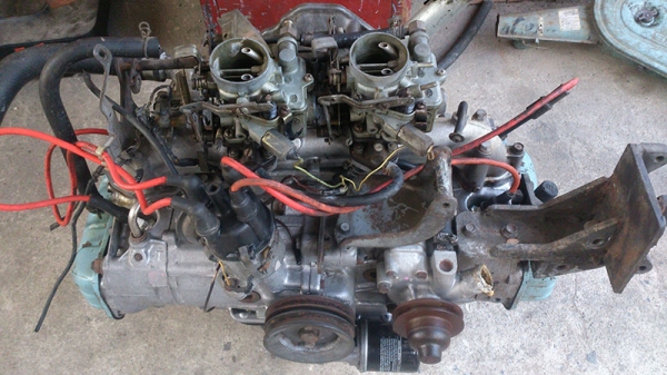 ขายเครื่องยนต์ subaru 1600 คาร์บูคู่