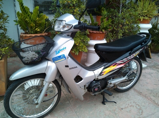 wave100s ปี47 สีเทา ทะเบียน 200 เครื่องดีมากๆ