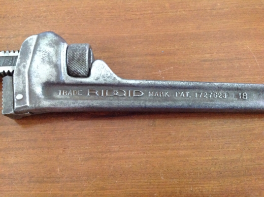 ขายคอม้าโบราณ RIDGID 18" ปี 1929 อายุ 85 ปี