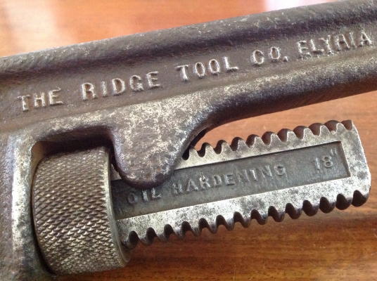 ขายคอม้าโบราณ RIDGID 18" ปี 1929 อายุ 85 ปี