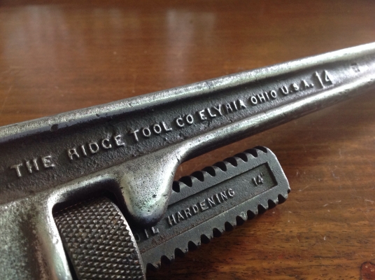 ขายคอม้าโบราณ RIDGID 14" ปี 1929 อายุ 85 ปี ขายคอม้าโบราณ RIDGID 14" ปี 1929 อายุ 85 ปี