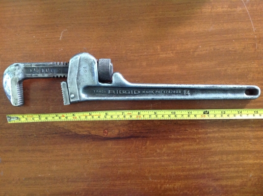 ขายคอม้าโบราณ RIDGID 14" ปี 1929 อายุ 85 ปี ขายคอม้าโบราณ RIDGID 14" ปี 1929 อายุ 85 ปี