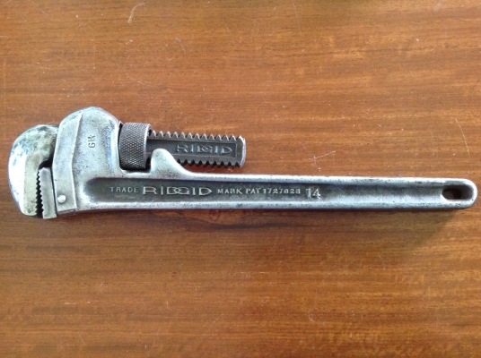 ขายคอม้าโบราณ RIDGID 14" ปี 1929 อายุ 85 ปี ขายคอม้าโบราณ RIDGID 14" ปี 1929 อายุ 85 ปี