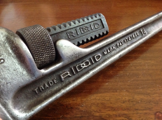 ขายคอม้าโบราณ RIDGID 14" ปี 1929 อายุ 85 ปี