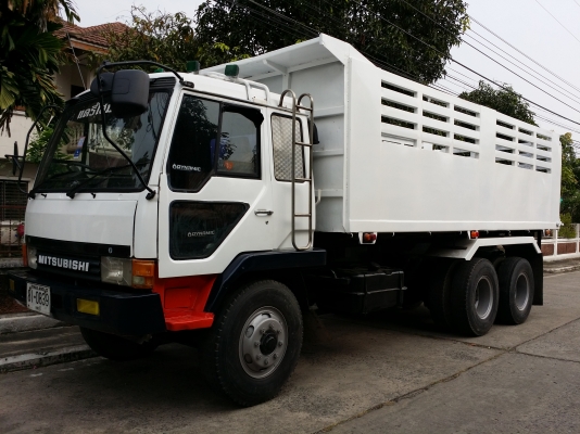 ขายรถบรรทุกดั้มสิบล้อ 1 เพลา Fuso 517M ดั้ม KAC กระบะทำใหม่