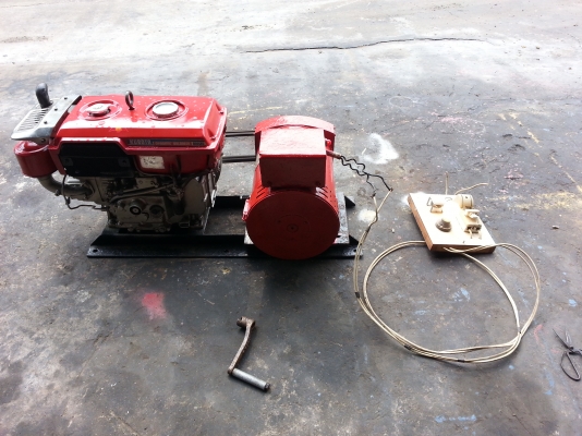 ขายเครื่องปั่นไฟขนาด 5กิโล พร้อมใช้งานประหยัดน้ำมัน