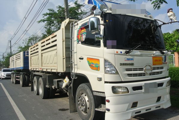 HINO Siries500 รถมือหนึ่งออกห้าง   คุณณรงศักดิ์ บ้านบางเลน นครปฐม มัดจำเรียบร้อยแล้วค่ะ