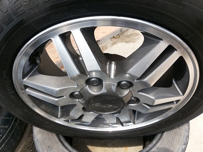 ขายล้อแม็กISUZU D-max HI -lander ขอบ 16 พร้อมยางปี12 1 ชุด