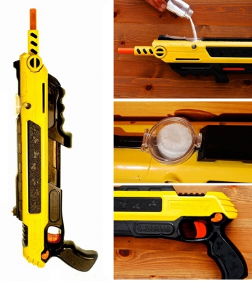 ปืนยิงแมลงวัน ของเล่น แบบใหม่ ที่เจ๋งสุดๆ เลยครับ ใช้เกลือเป็นกระสุน