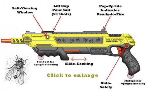 ปืนยิงแมลงวัน ของเล่น แบบใหม่ ที่เจ๋งสุดๆ เลยครับ ใช้เกลือเป็นกระสุน