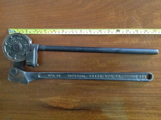 ขายอุปกรณ์ดัดท่อโบราณ Imperial Brass Chicaco U.S.A.