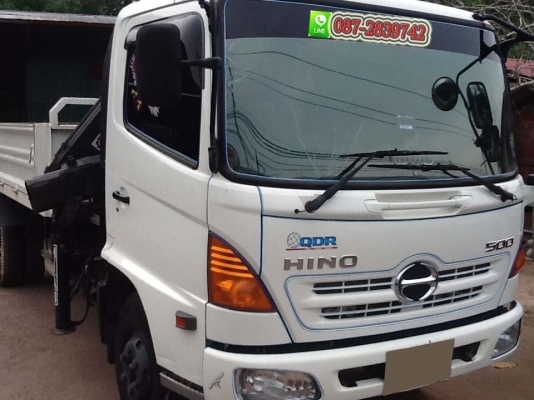 ขายรถดั้มพ์ติดเฮี้ยบ 4 ตัน HINO