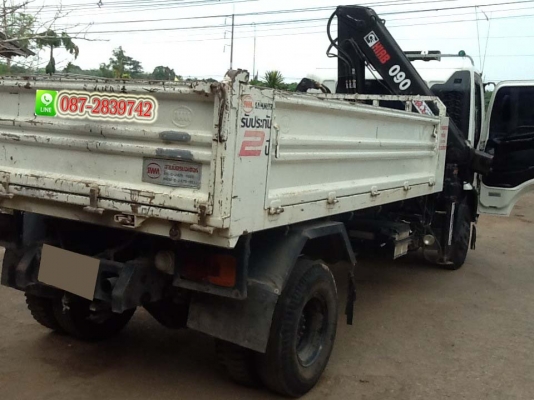 ขายรถดั้มพ์ติดเฮี้ยบ 4 ตัน HINO